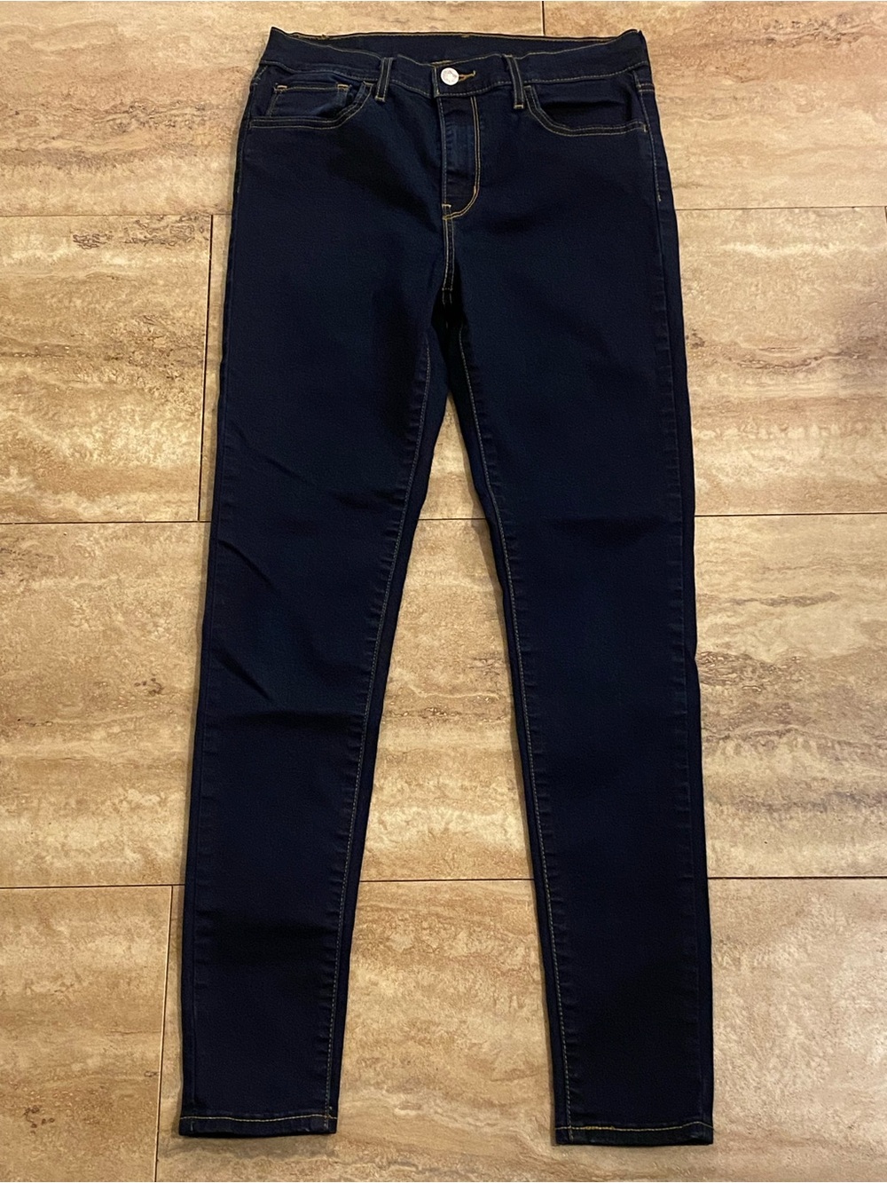 Women's Levi Strauss & Co  Blue Stretch Skinny Jeans W28xL30